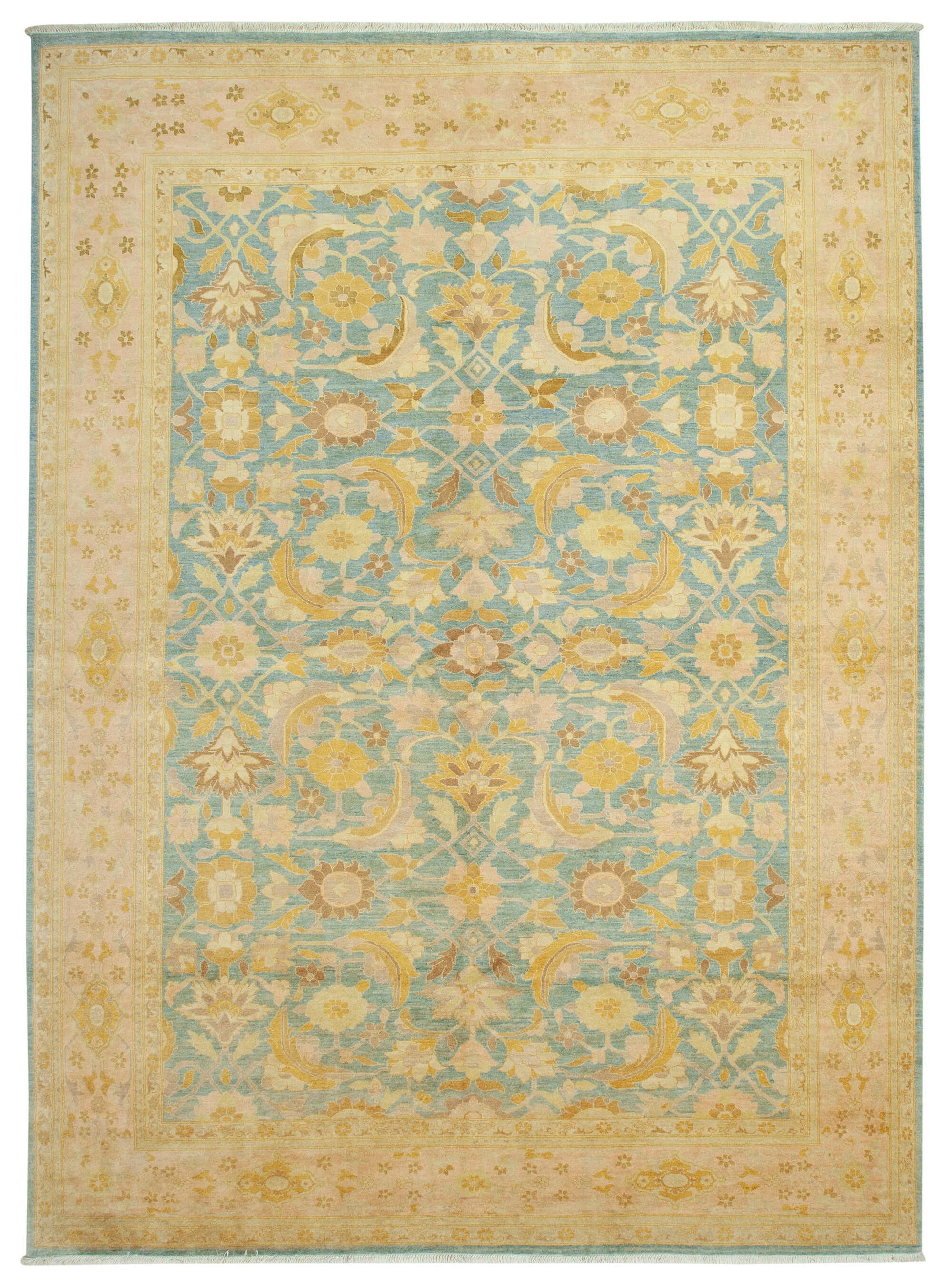 10x14 Beige Oushak Rug - 36061