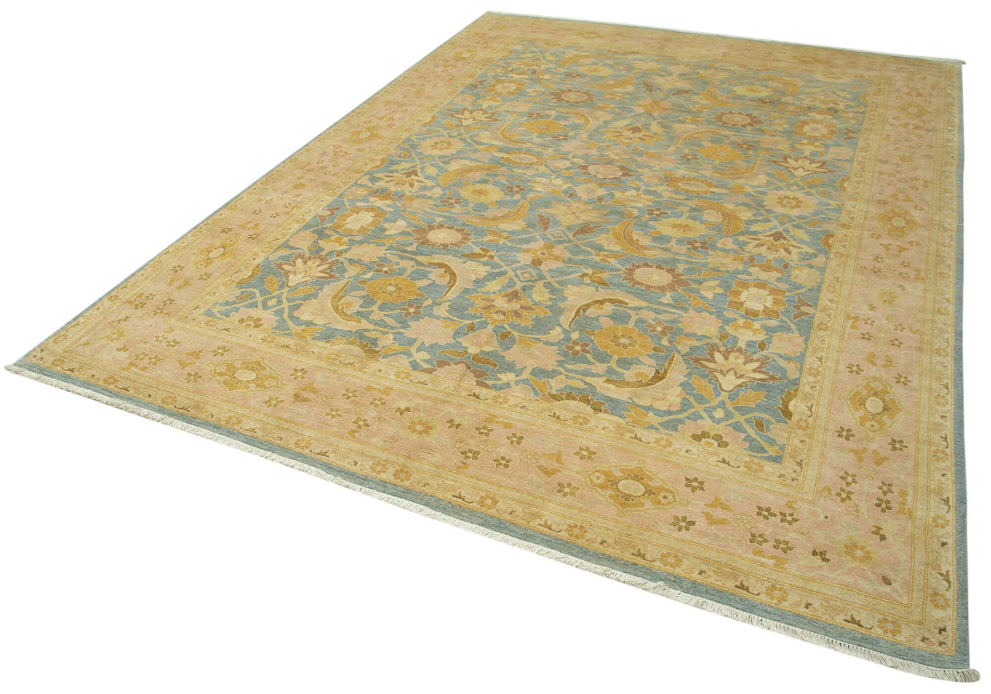 10x14 Beige Oushak Rug - 36061