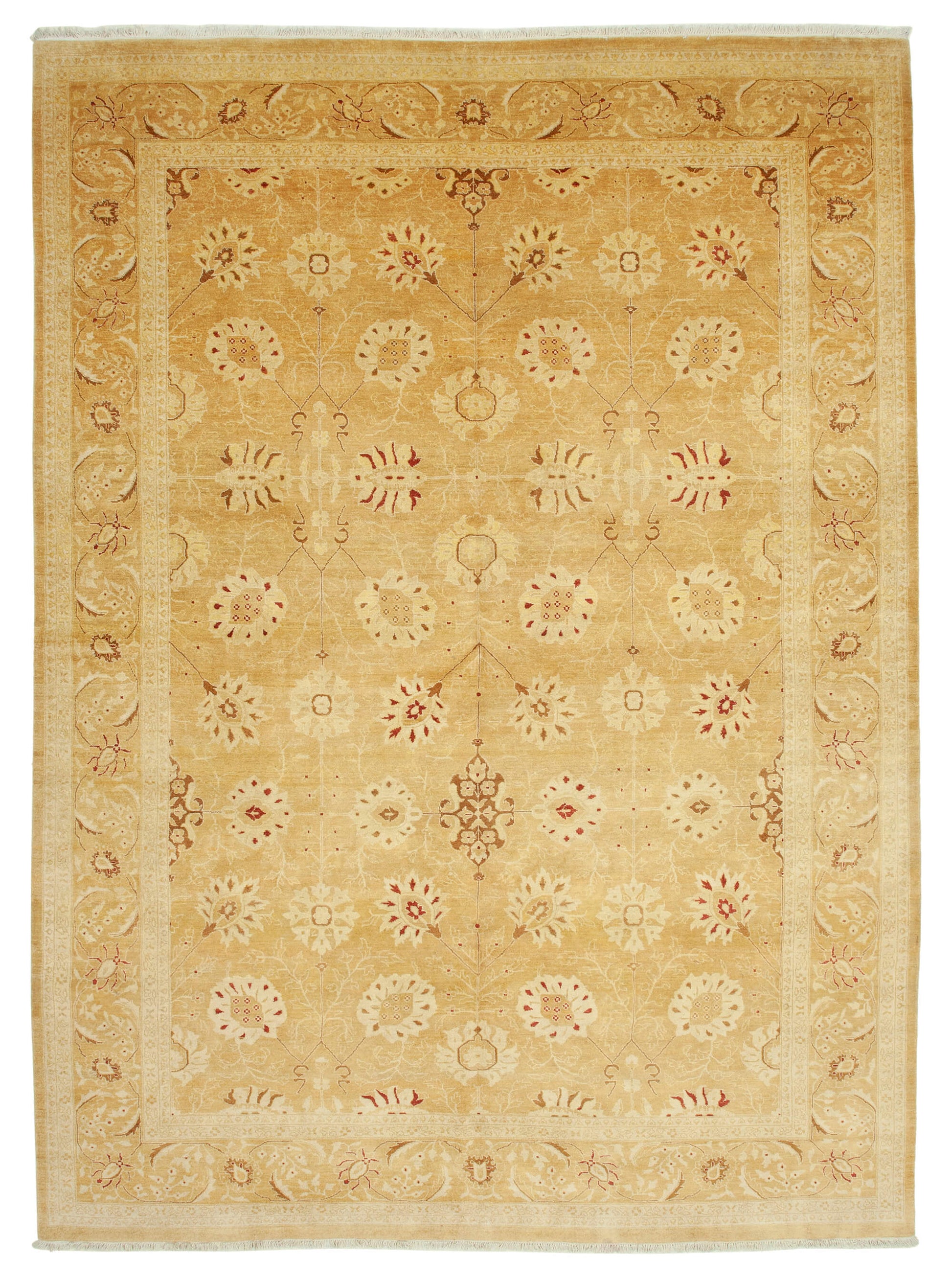 10x14 Beige Oushak Rug - 36062