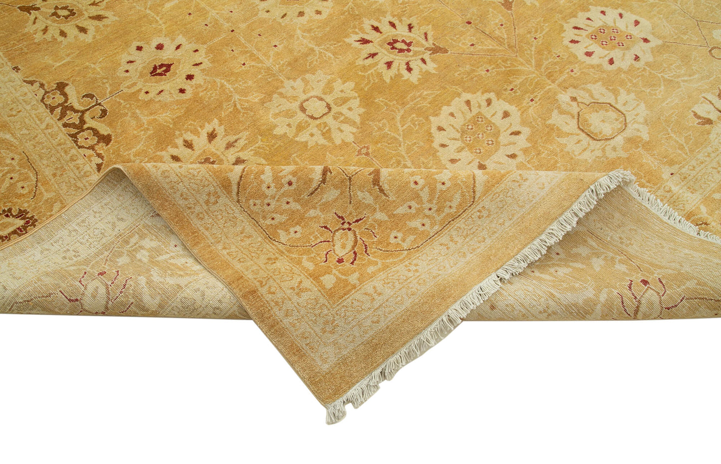 10x14 Beige Oushak Rug - 36062