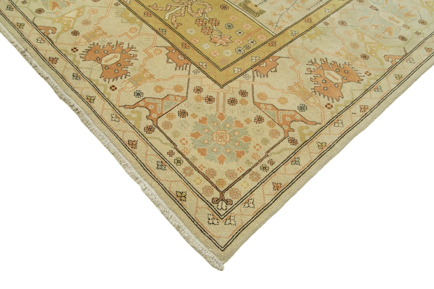 10x14 Beige Oushak Rug - 36064