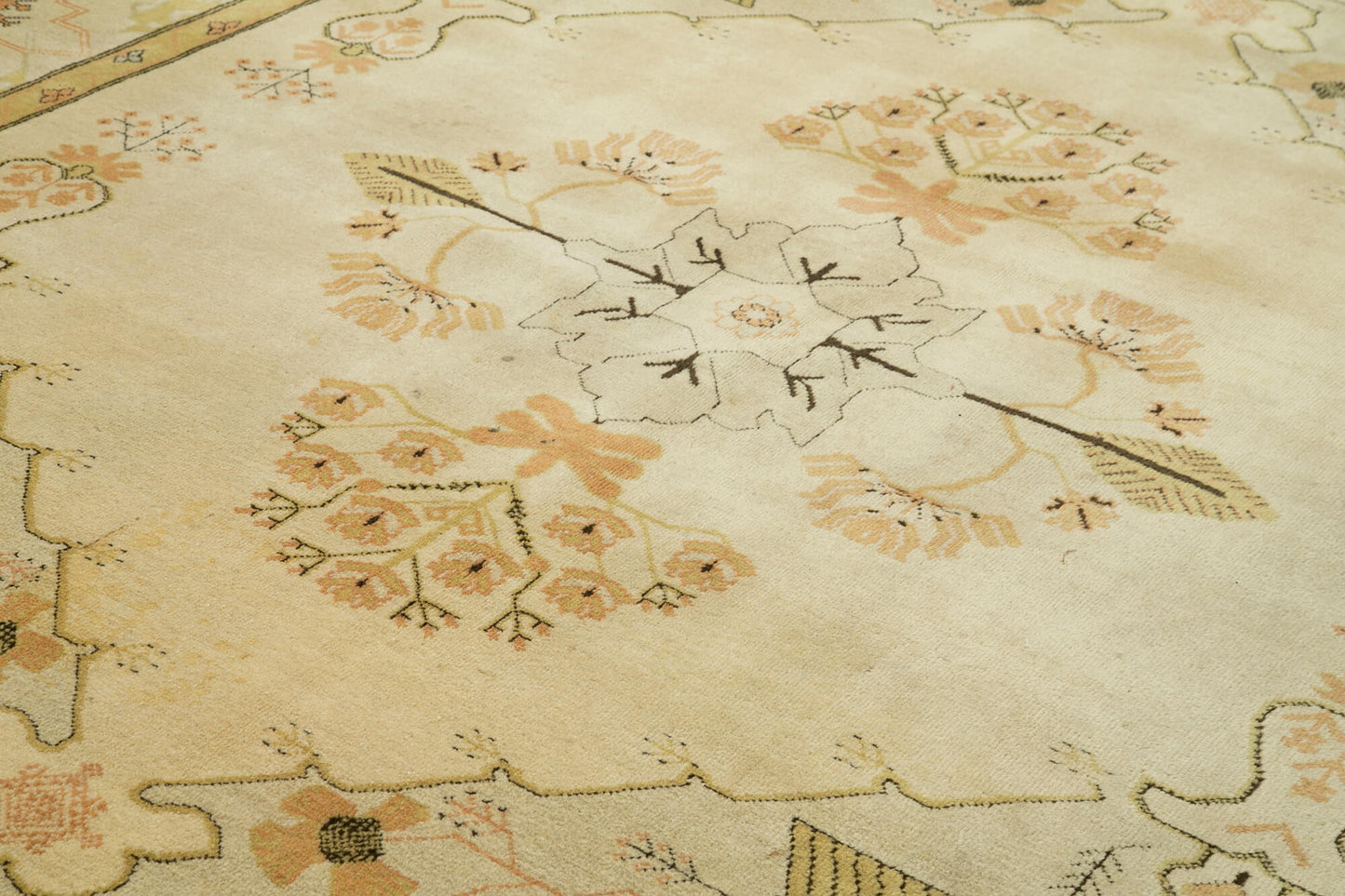 10x14 Beige Oushak Rug - 36064