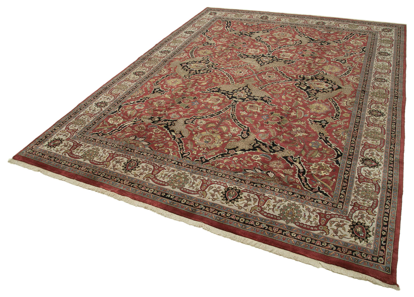 10x14 Red Oushak Rug - 36065