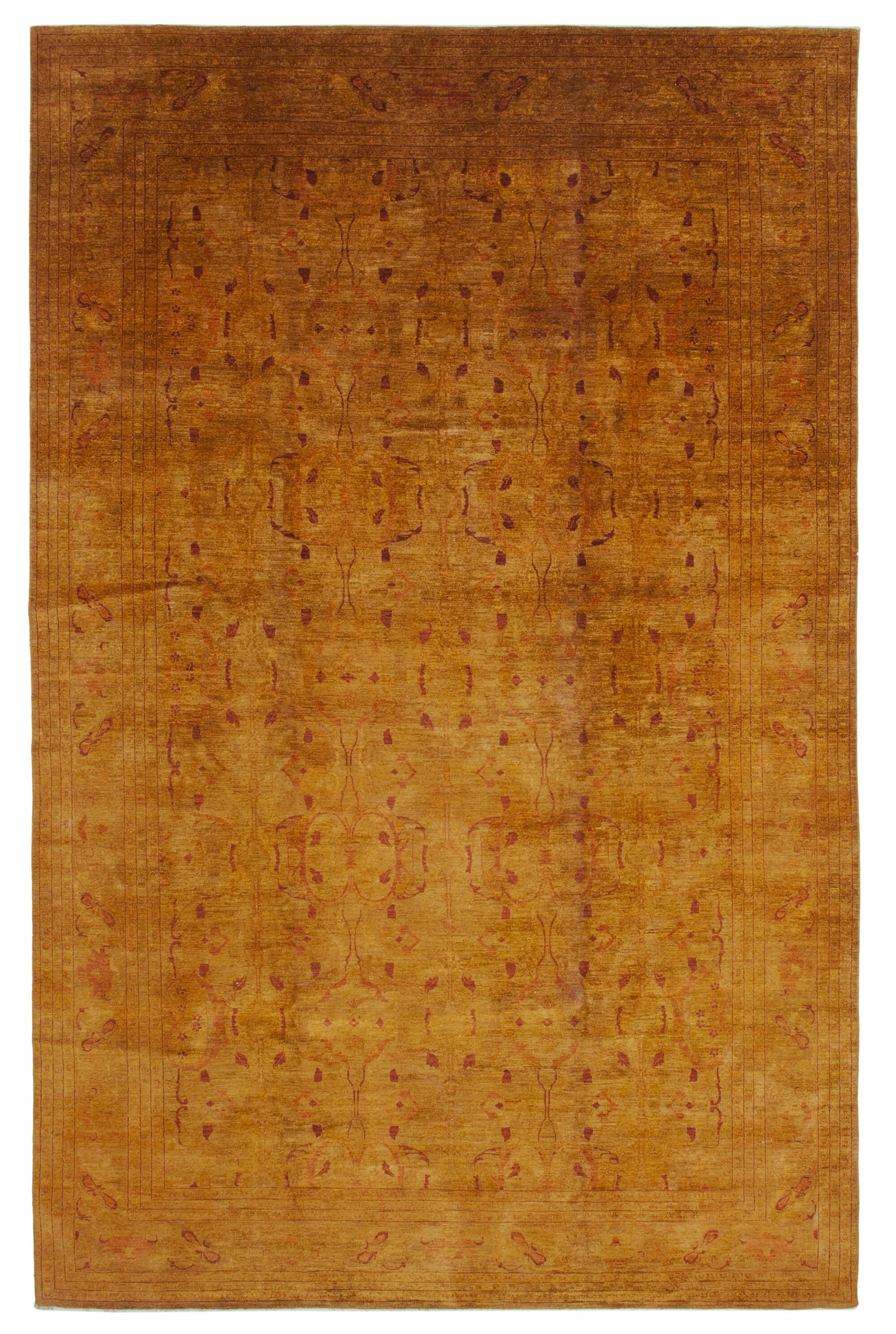 10x16 Orange Oushak Rug - 36066