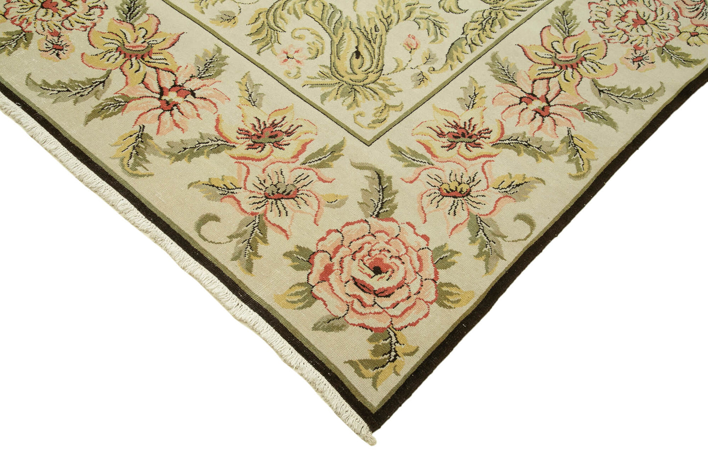 10x14 Beige Oushak Rug - 36070