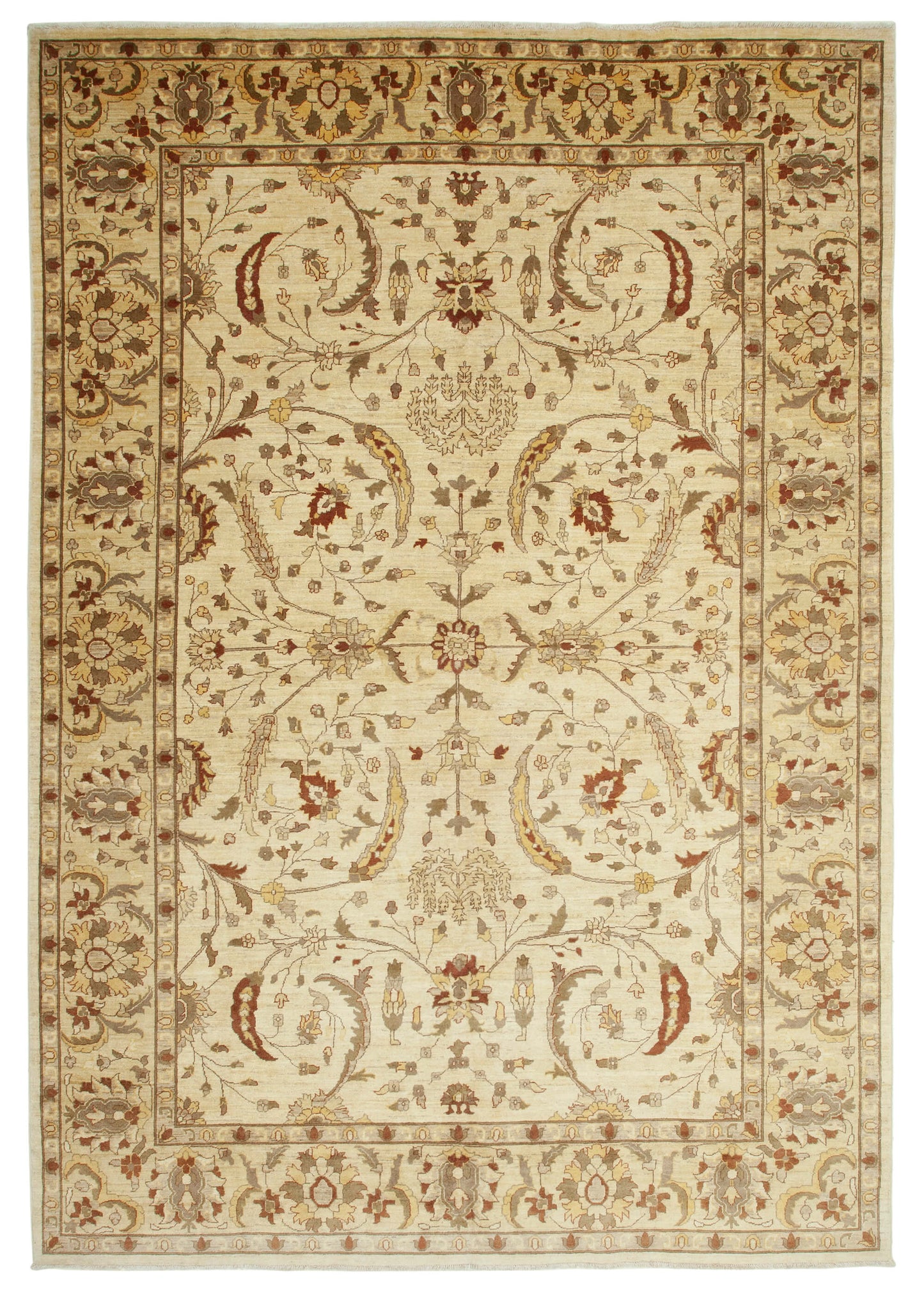 10x14 Beige Oushak Rug - 36072