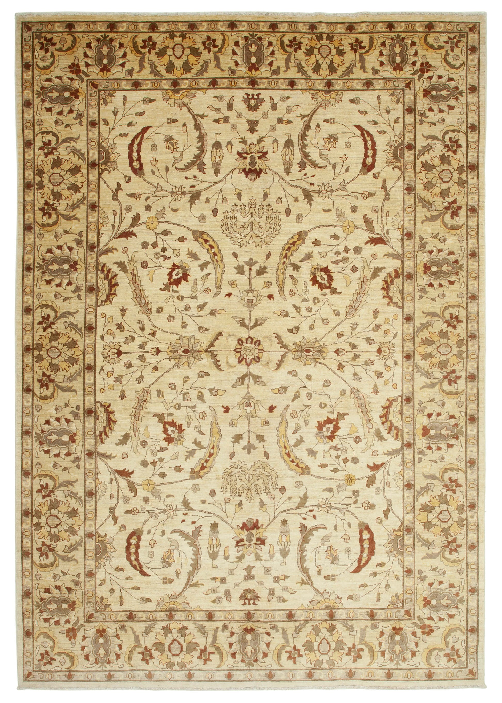 10x14 Beige Oushak Rug - 36072