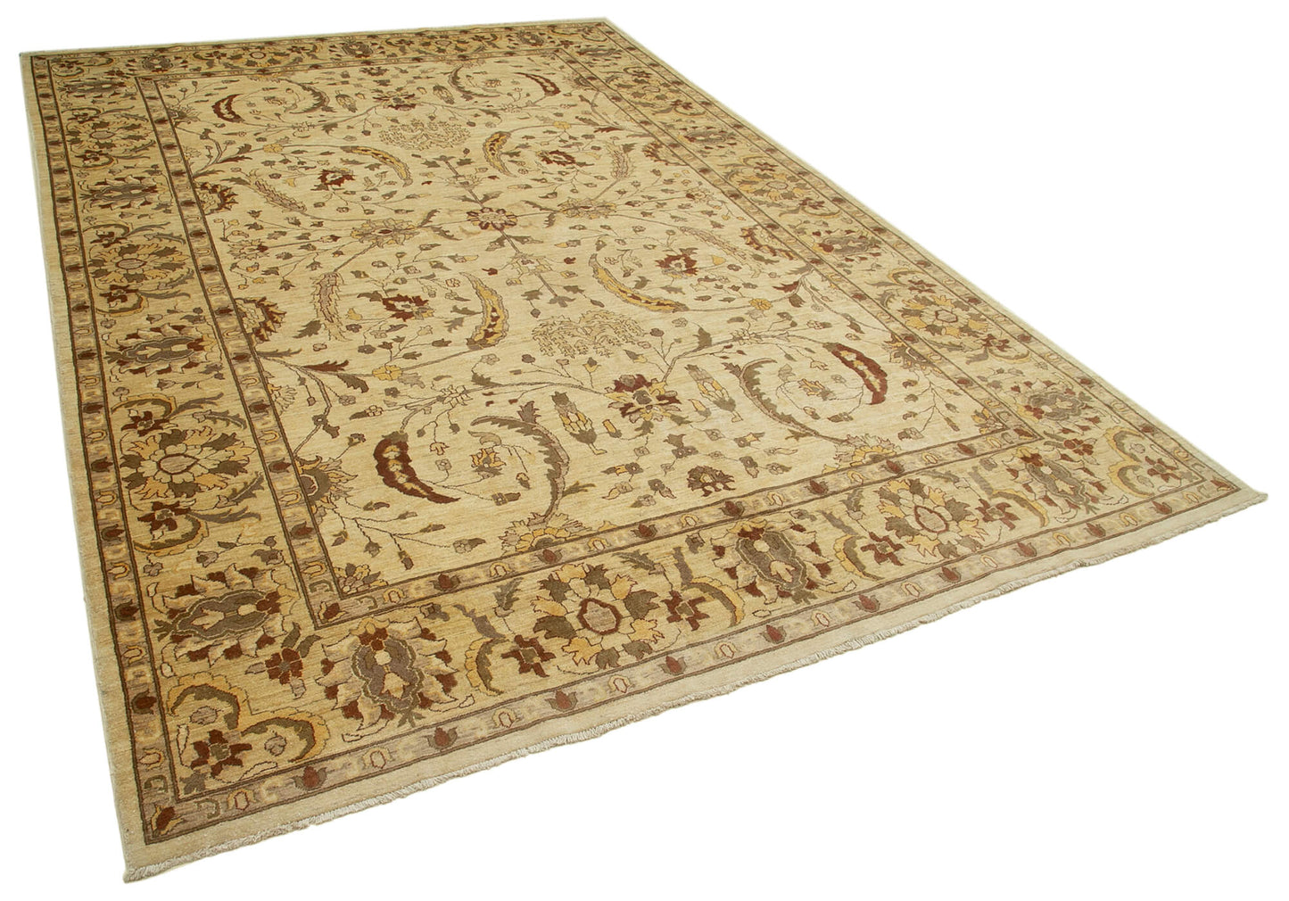 10x14 Beige Oushak Rug - 36072