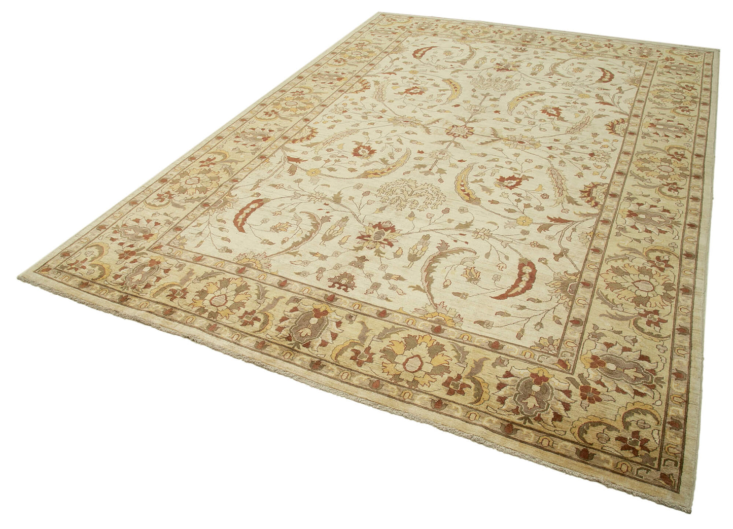 10x14 Beige Oushak Rug - 36072