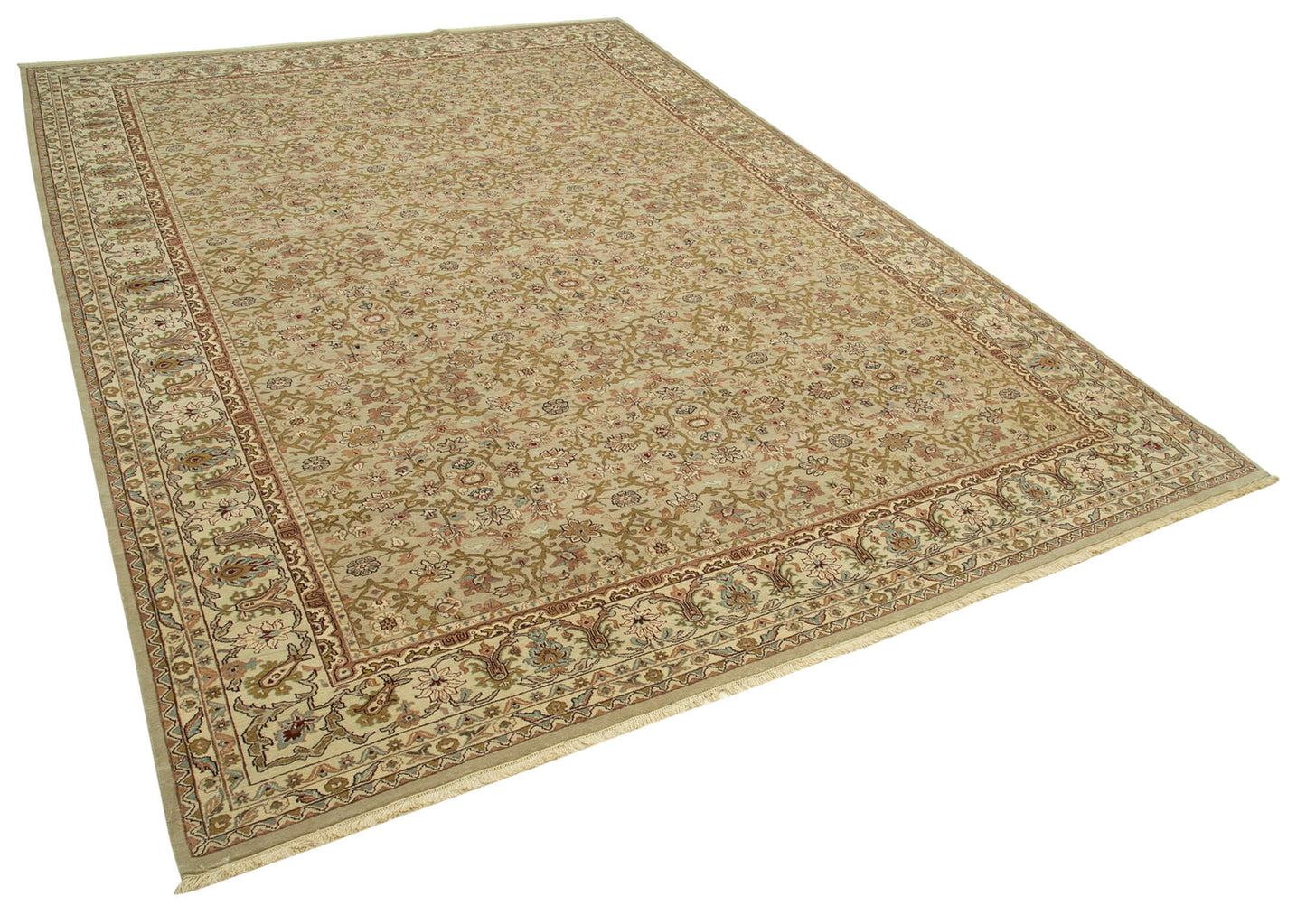 10x14 Beige Oushak Rug - 36075