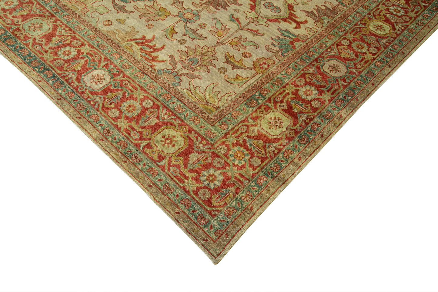 9x12 Beige Oushak Rug - 36080