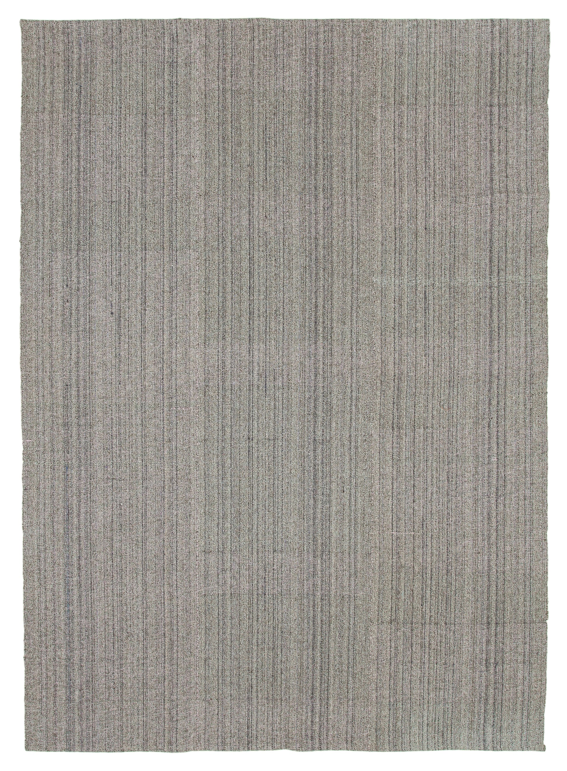 8x12 Grey Modern Kilim Rug - 36252