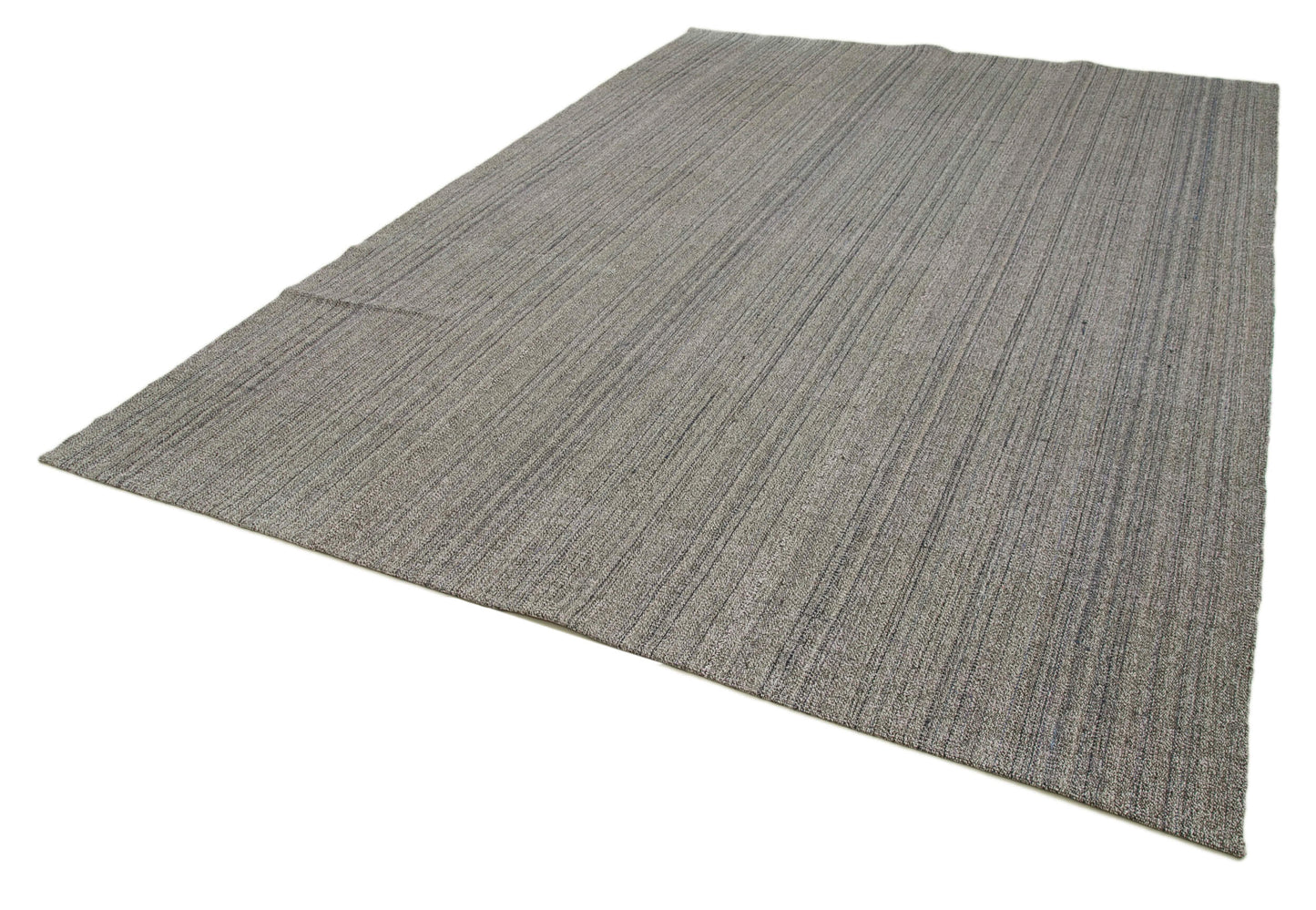 8x12 Grey Modern Kilim Rug - 36252