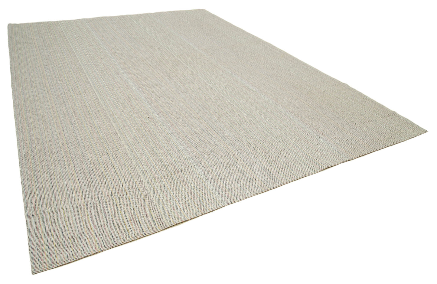 10x14 Beige Modern Kilim Rug - 36270