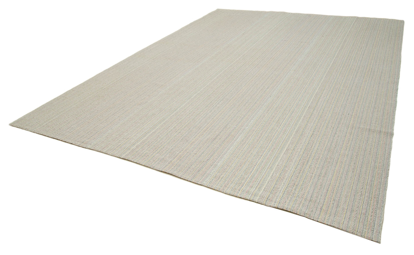 10x14 Beige Modern Kilim Rug - 36270