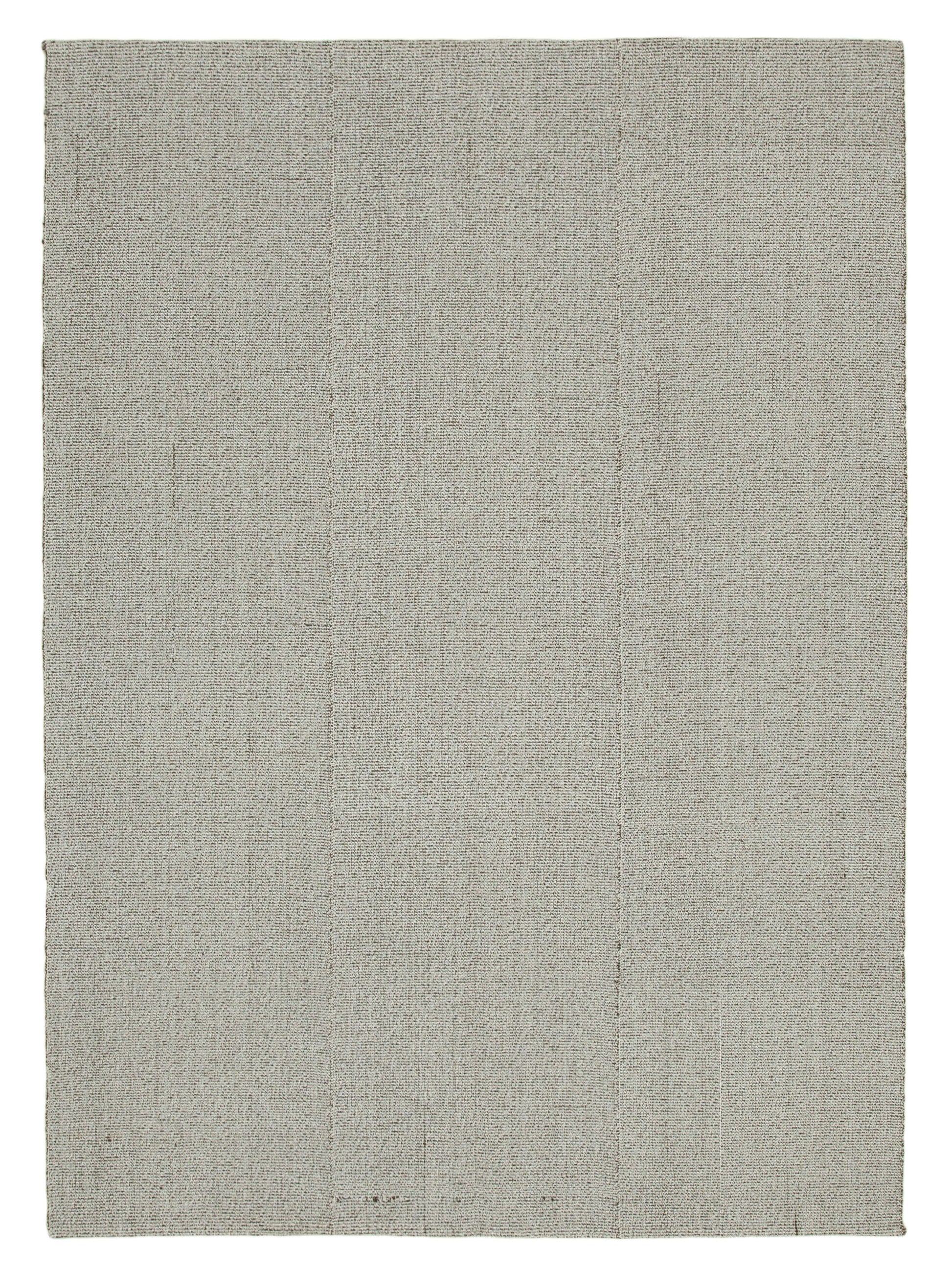 6x9 Grey Modern Kilim Rug - 36291