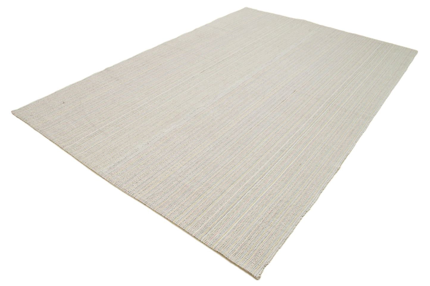 7x10 Beige Modern Kilim Rug - 36292