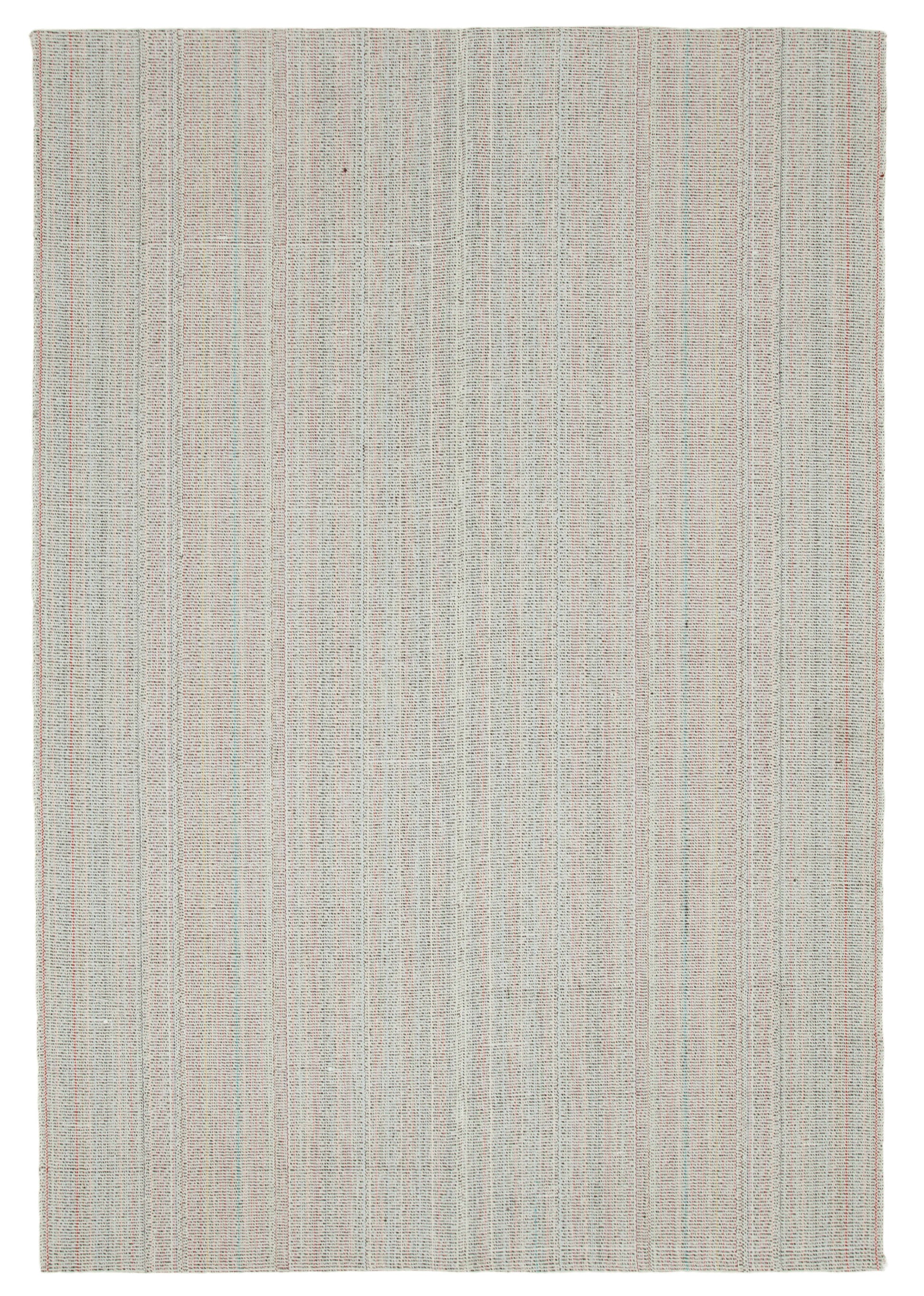 7x10 Beige Modern Kilim Rug - 36294