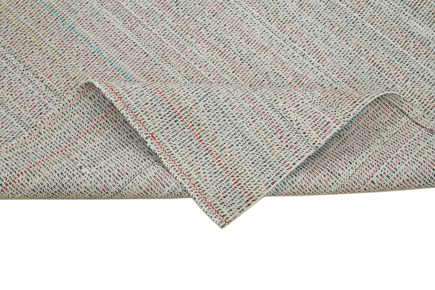 7x10 Beige Modern Kilim Rug - 36294