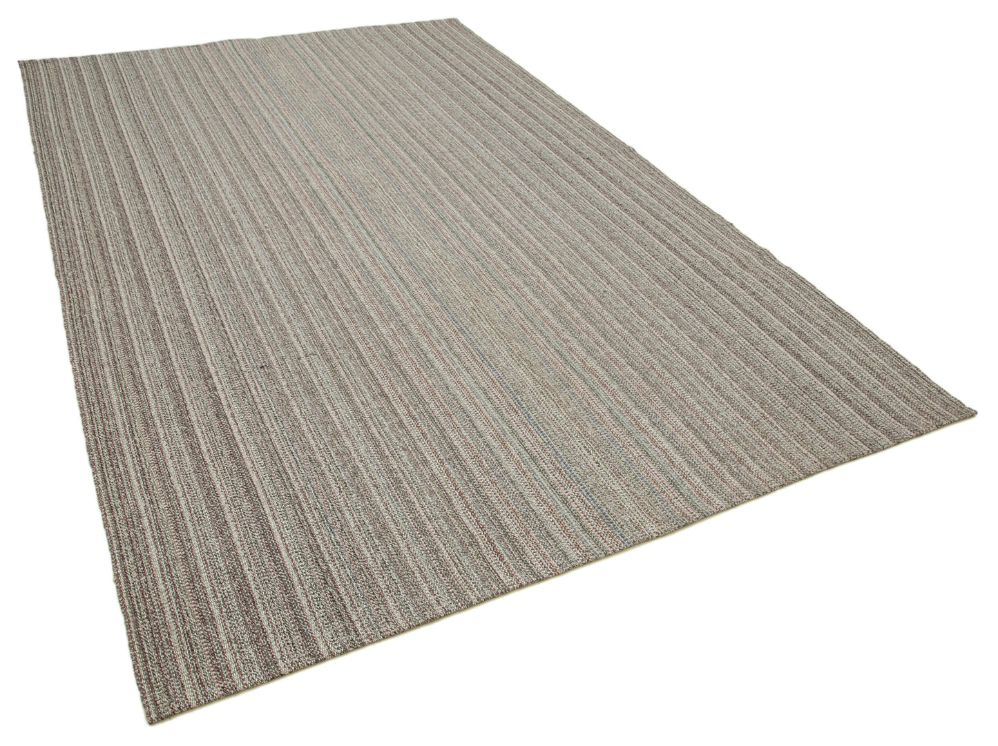 6x10 Grey Modern Kilim Rug - 36296