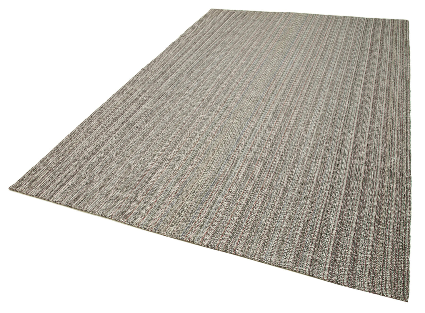 6x10 Grey Modern Kilim Rug - 36296