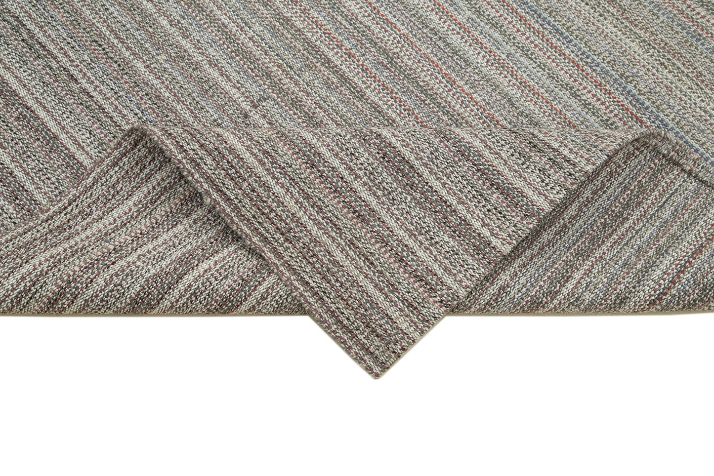 6x10 Grey Modern Kilim Rug - 36296