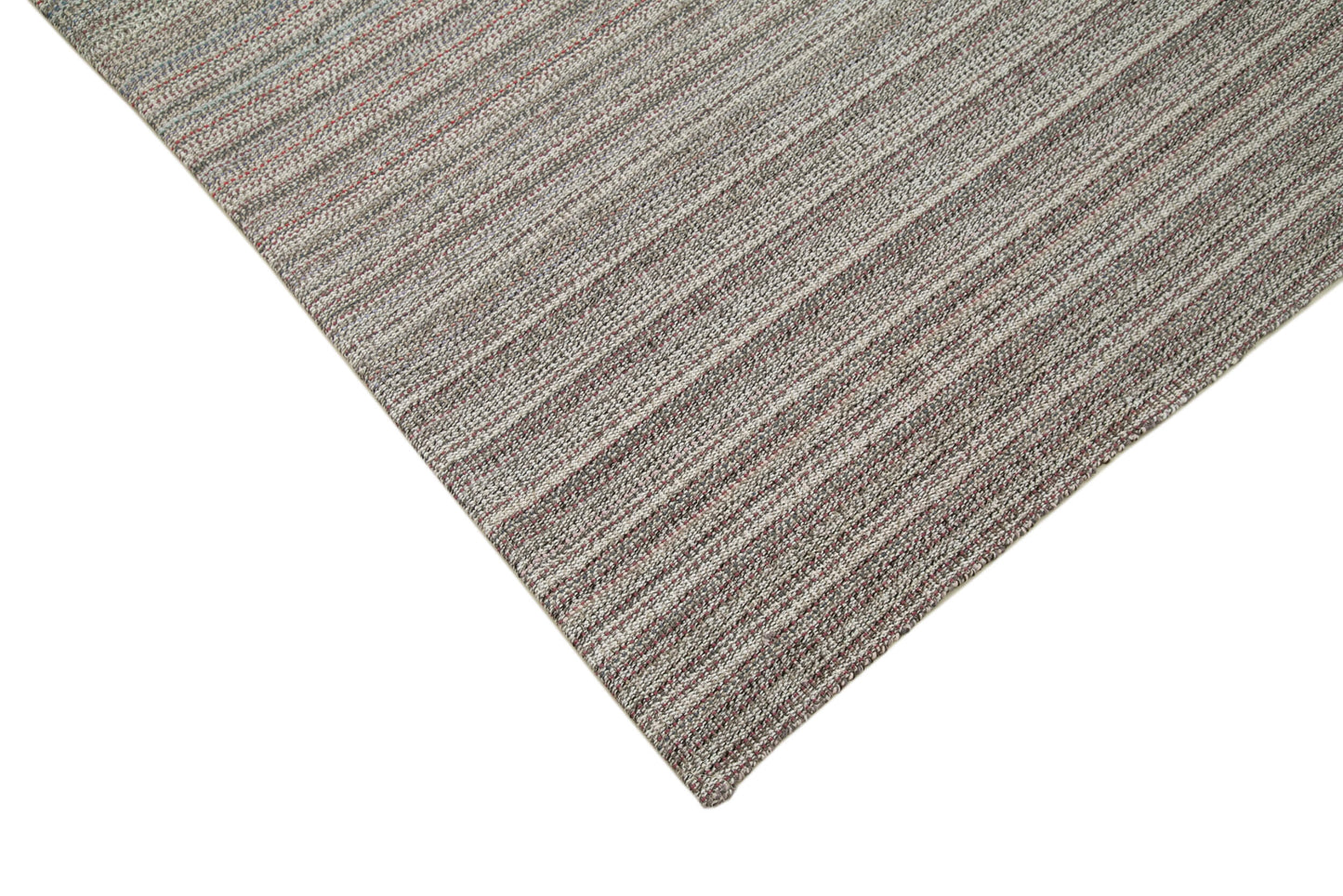 7x10 Grey Modern Kilim Rug - 36297