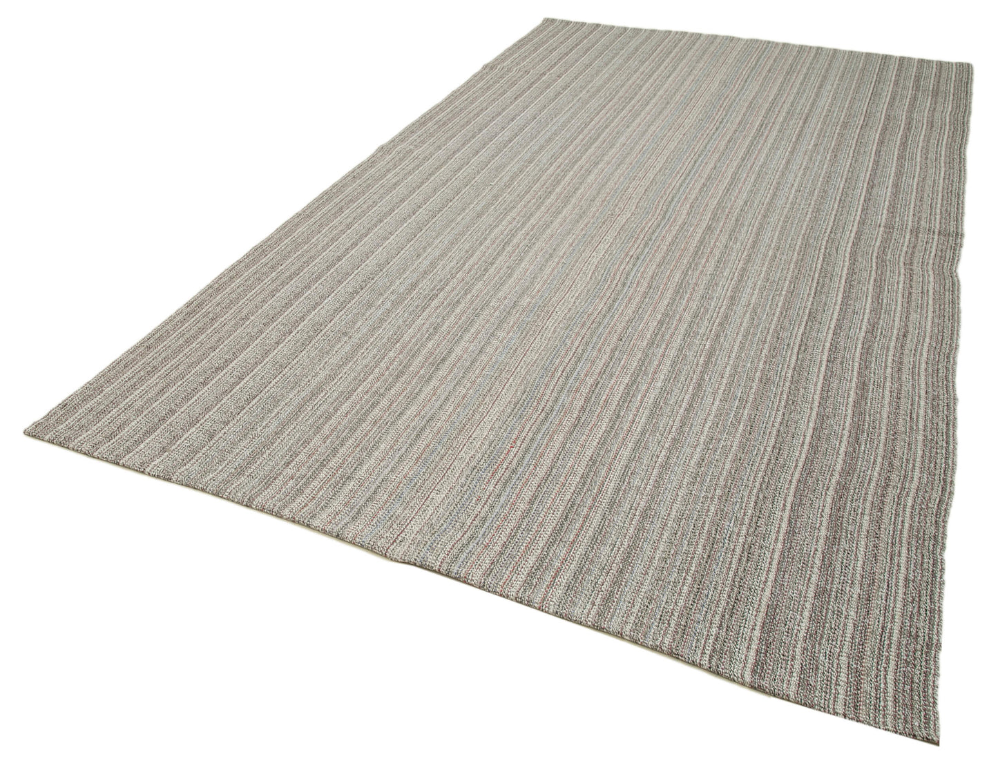 7x11 Grey Modern Kilim Rug - 36300