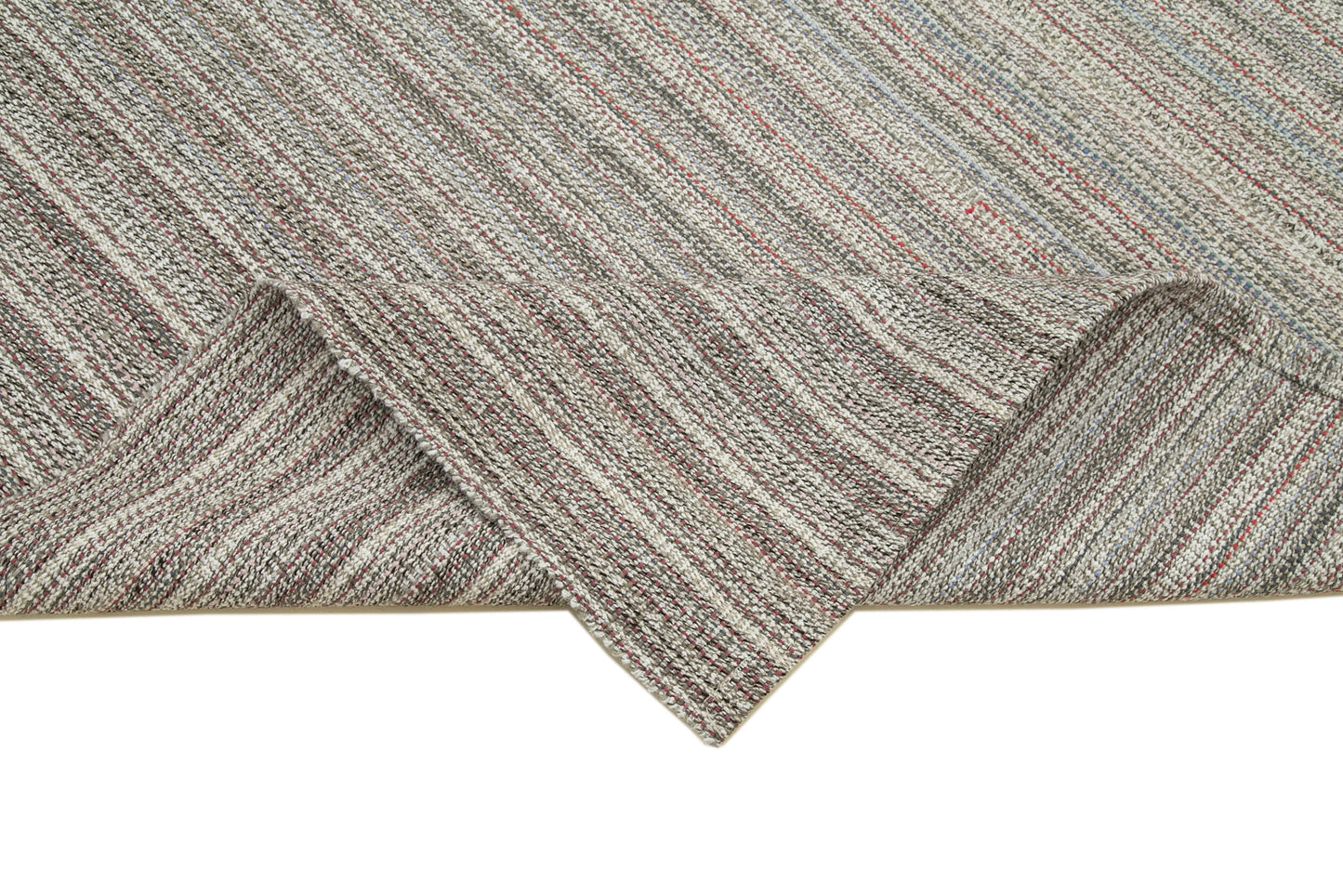 7x11 Grey Modern Kilim Rug - 36300