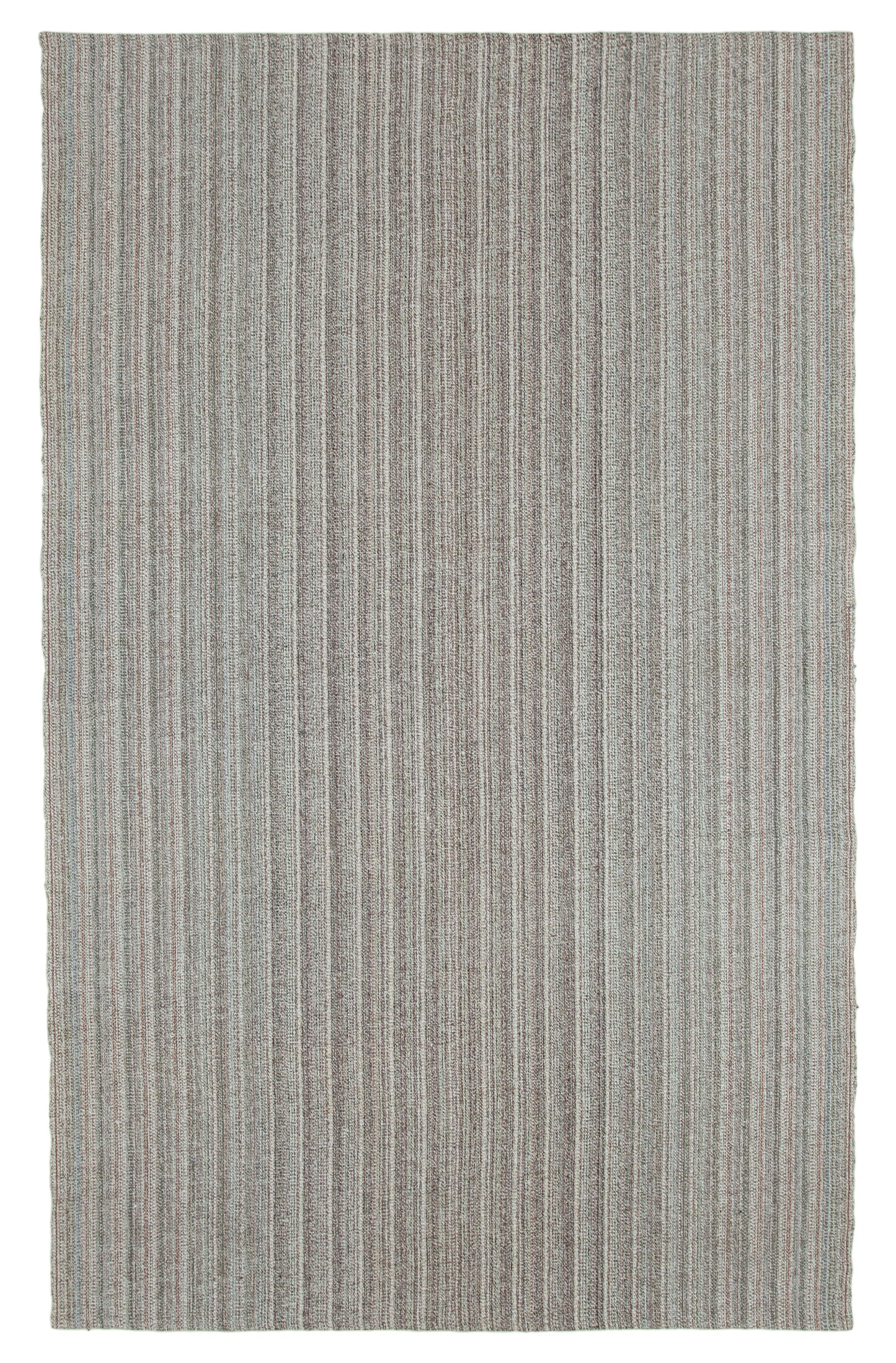 7x11 Grey Modern Kilim Rug - 36308