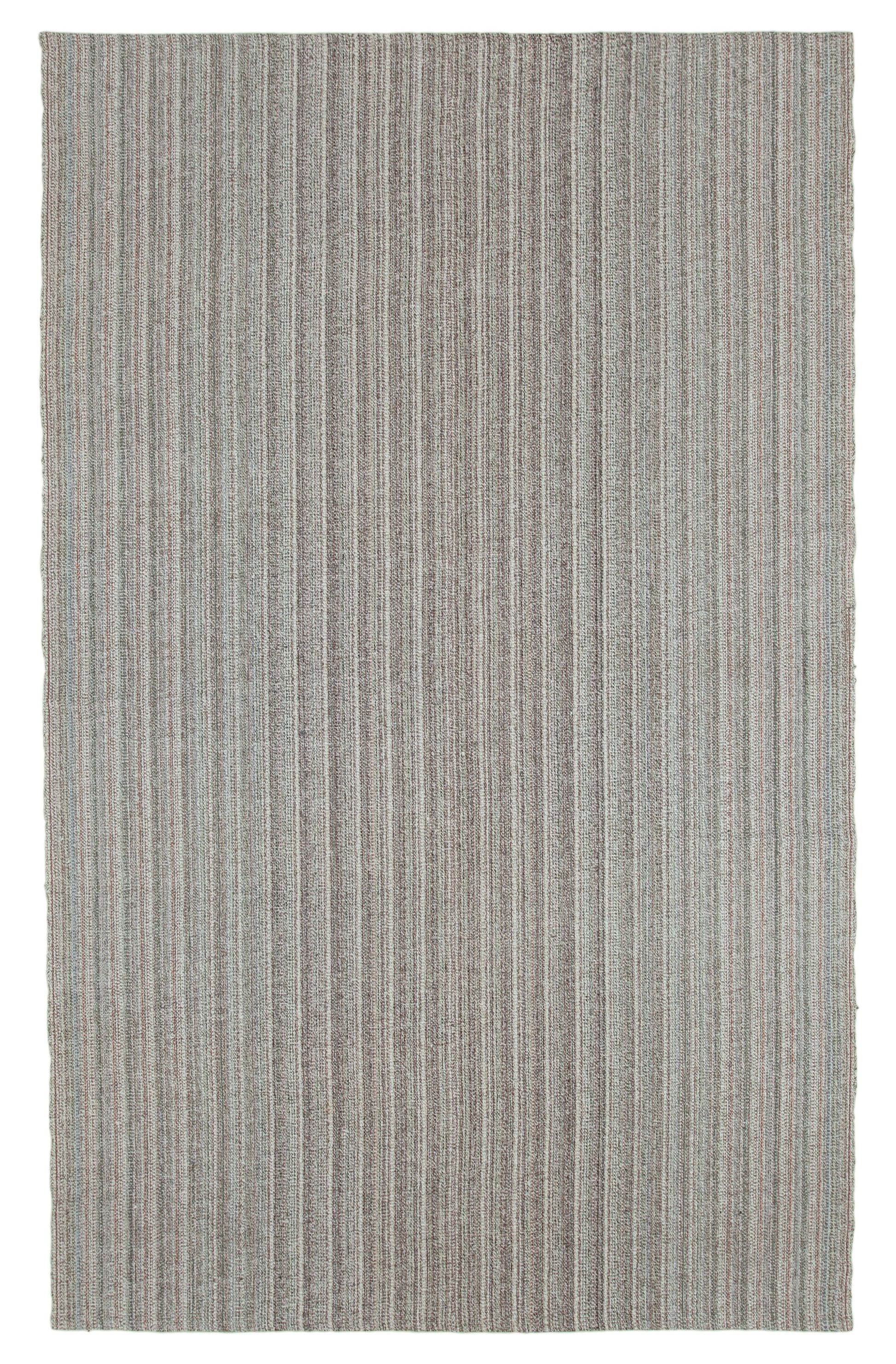 7x11 Grey Modern Kilim Rug - 36308