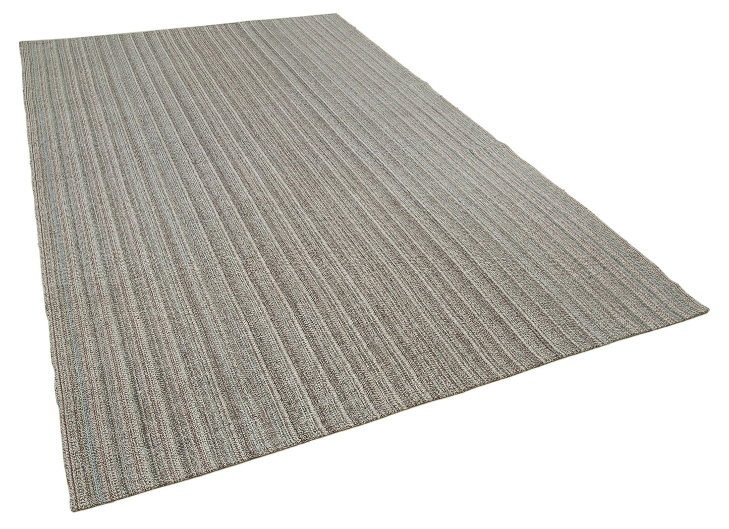 7x11 Grey Modern Kilim Rug - 36308