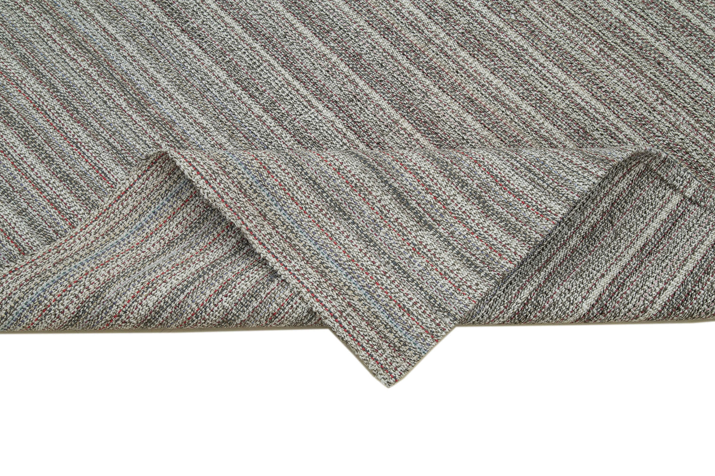 7x11 Grey Modern Kilim Rug - 36308