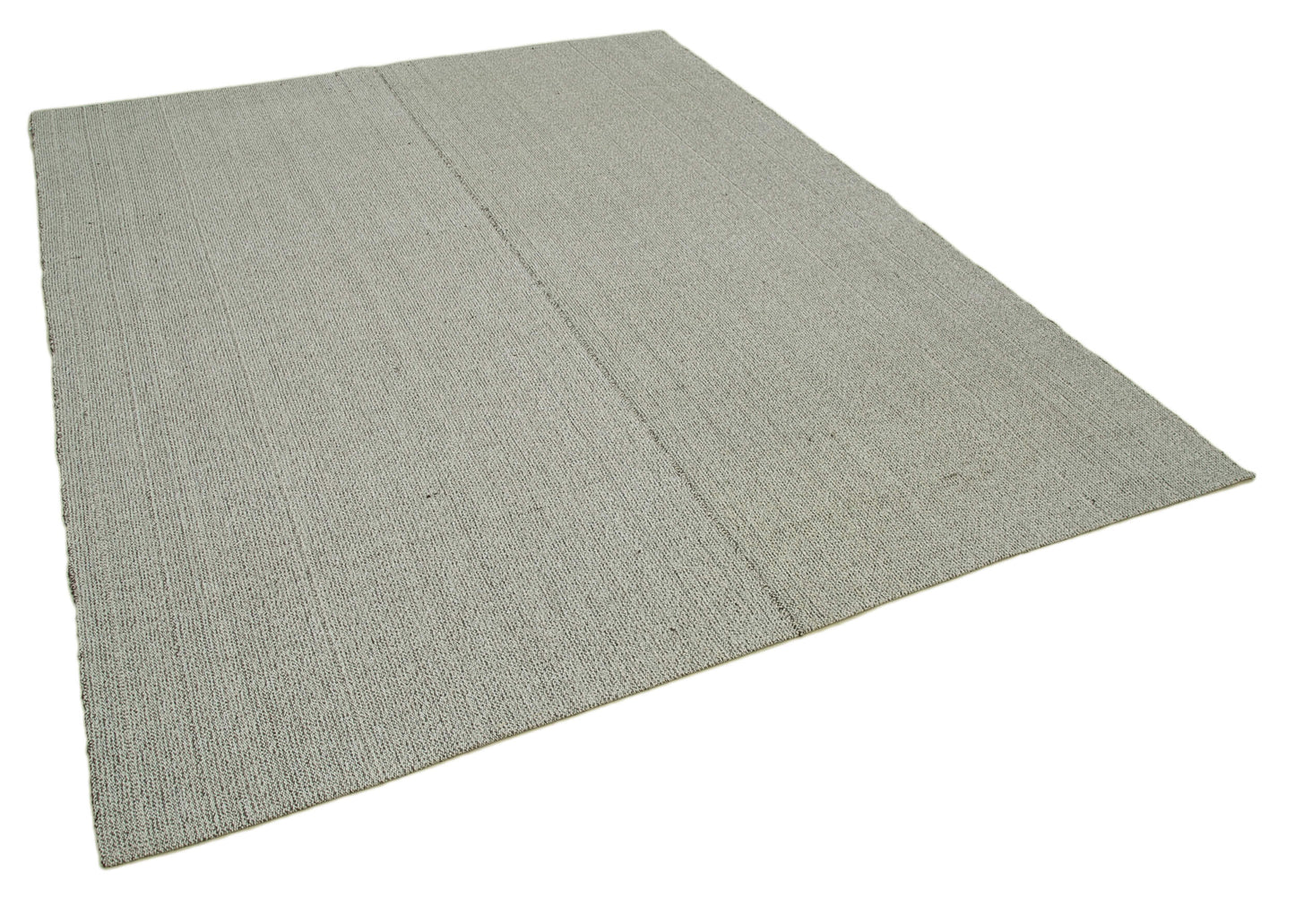 7x9 Grey Modern Kilim Rug - 36309