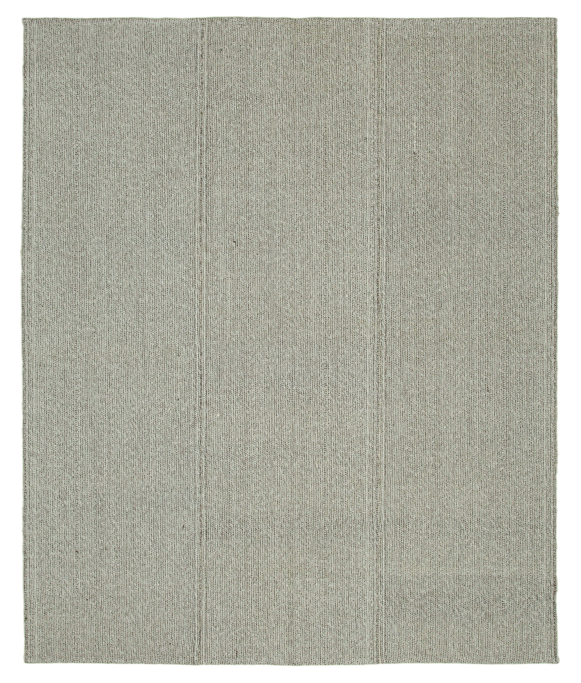 8x9 Grey Modern Kilim Rug - 36310