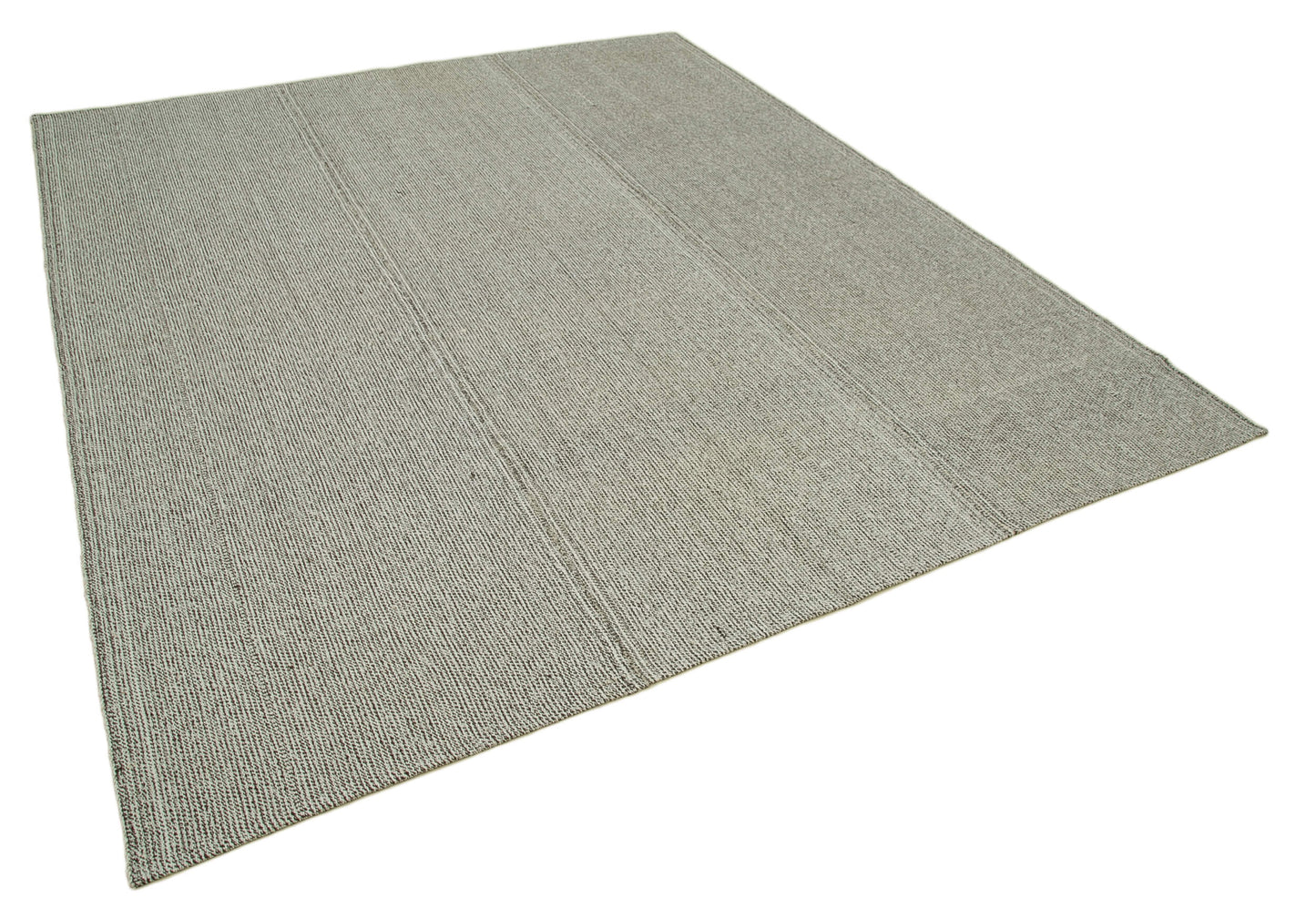 8x9 Grey Modern Kilim Rug - 36310