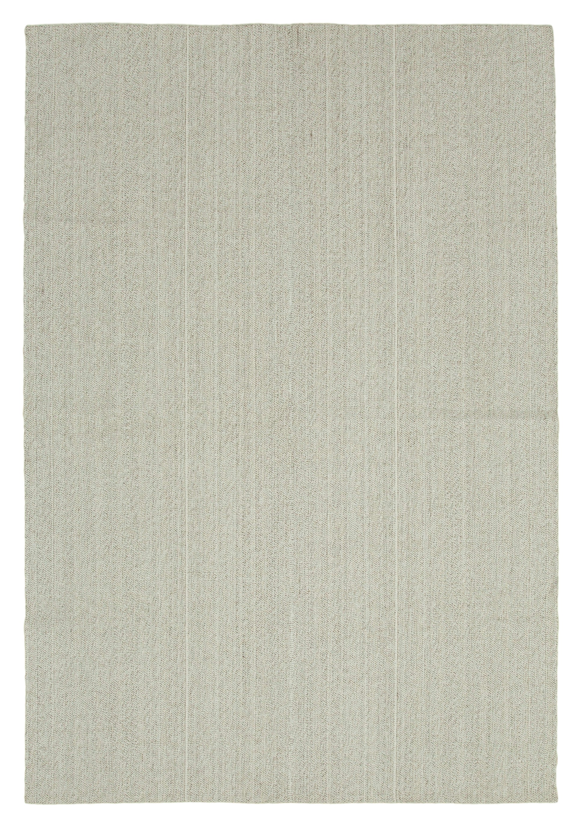 6x9 Beige Modern Kilim Rug - 36314