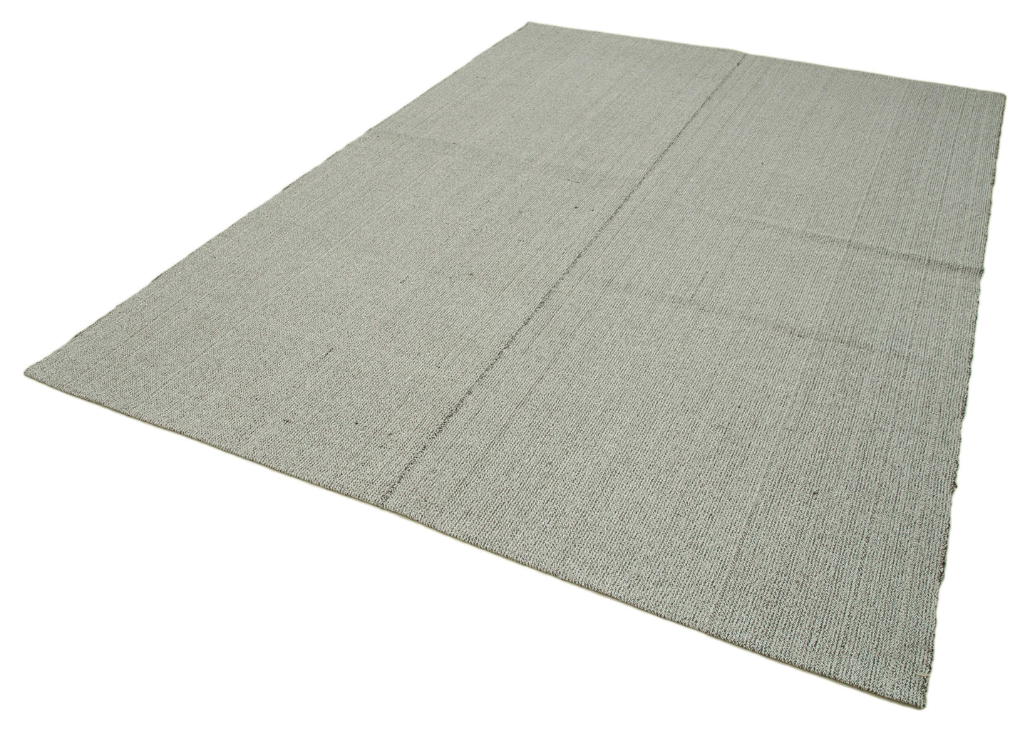 7x10 Grey Modern Kilim Rug - 36315