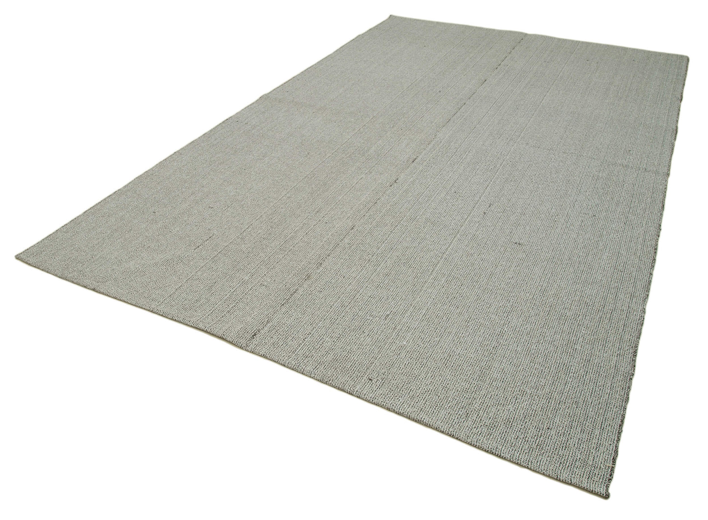 7x12 Grey Modern Kilim Rug - 36317