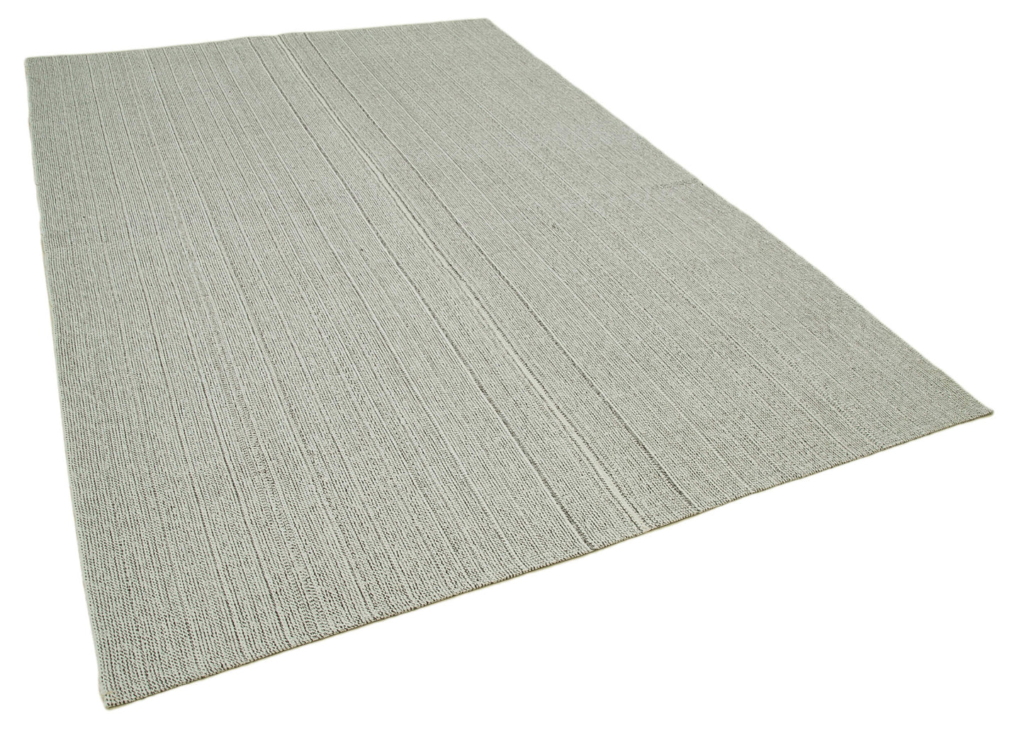 7x10 Grey Modern Kilim Rug - 36322