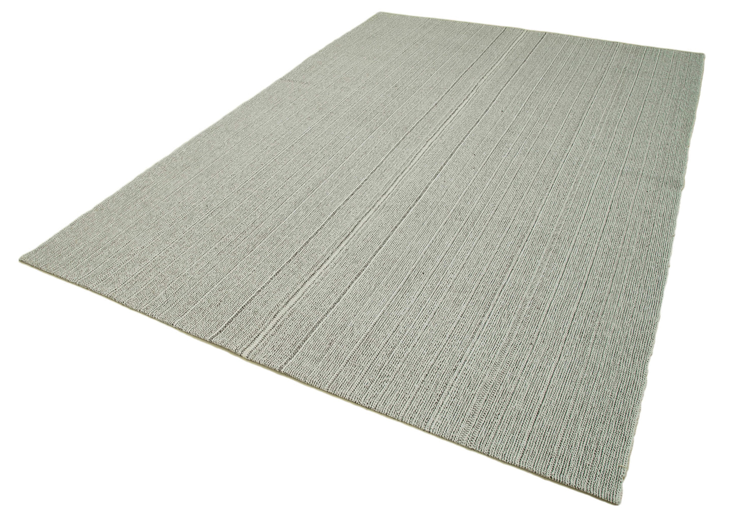 7x10 Grey Modern Kilim Rug - 36322