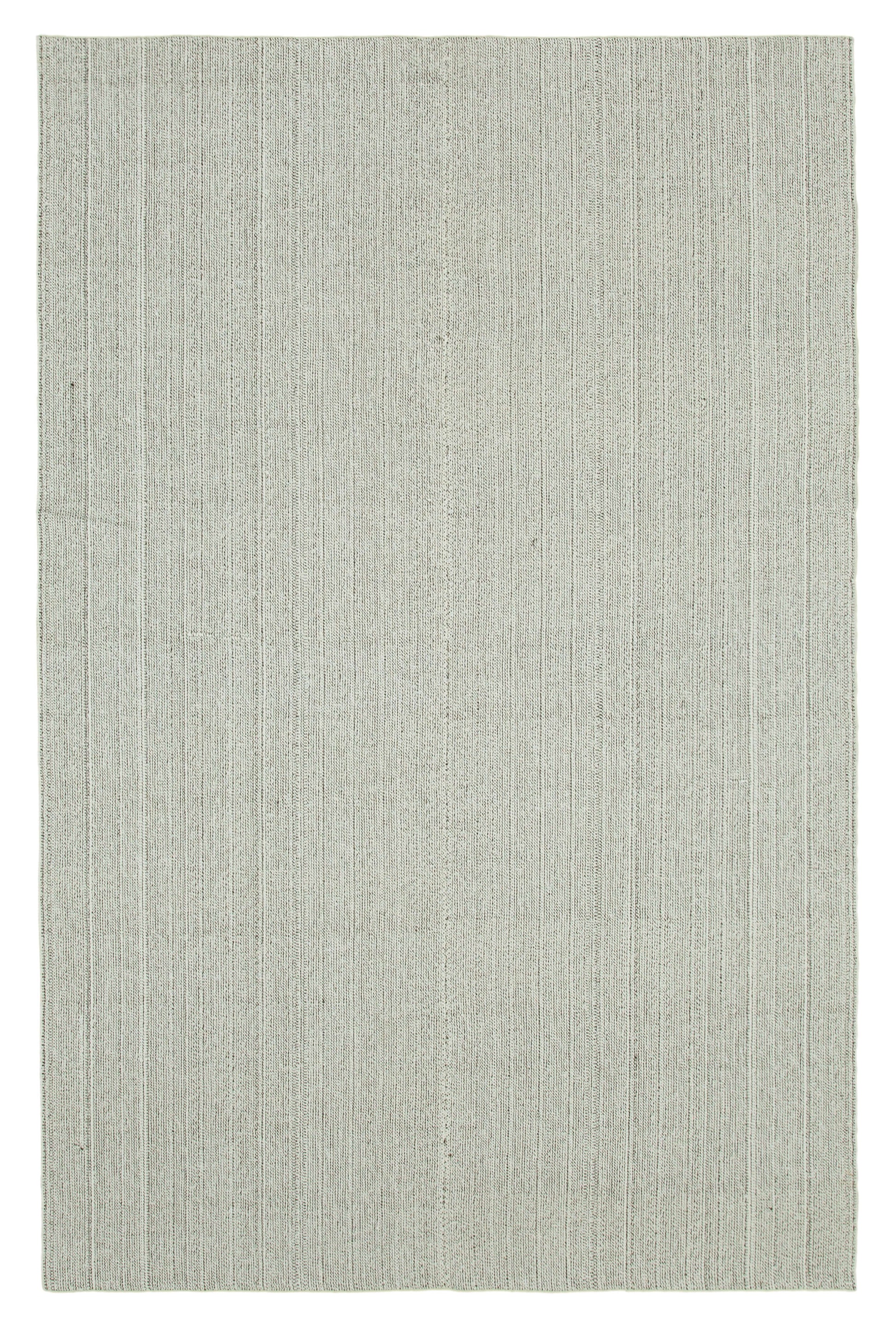 7x10 Grey Modern Kilim Rug - 36323