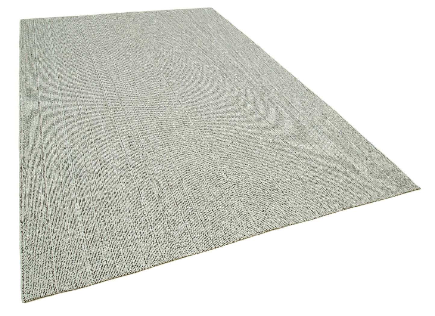 7x10 Grey Modern Kilim Rug - 36323