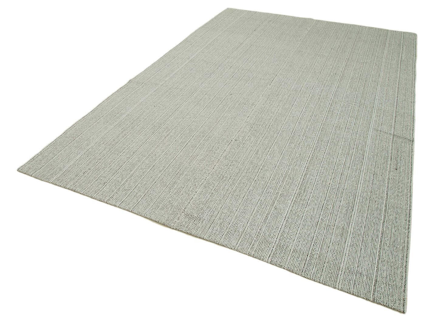 7x10 Grey Modern Kilim Rug - 36323