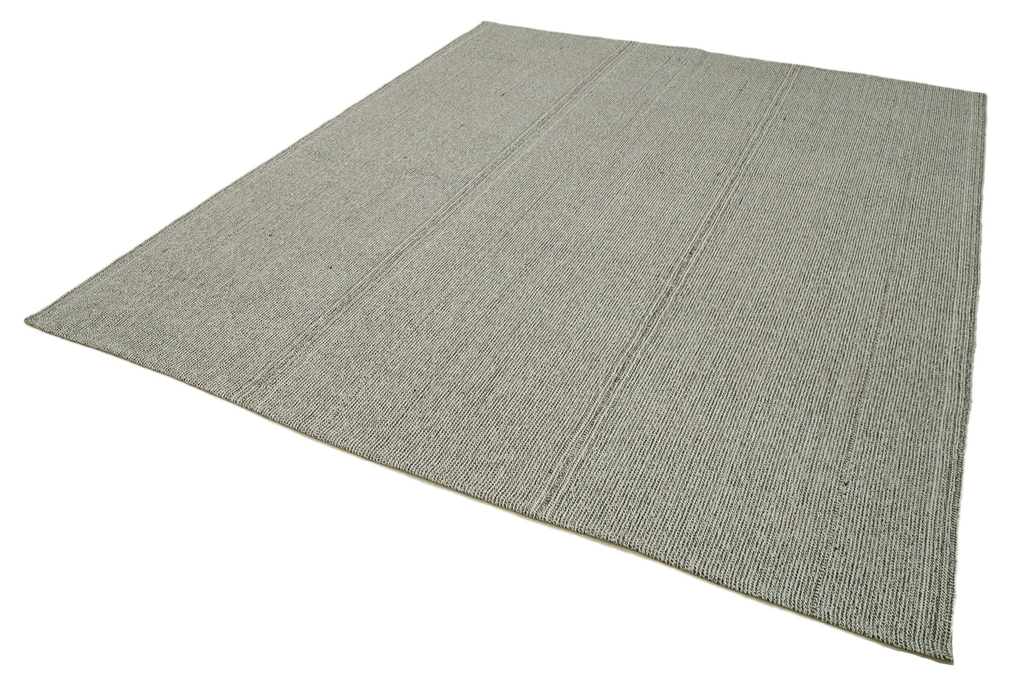 8x9 Grey Modern Kilim Rug - 36336