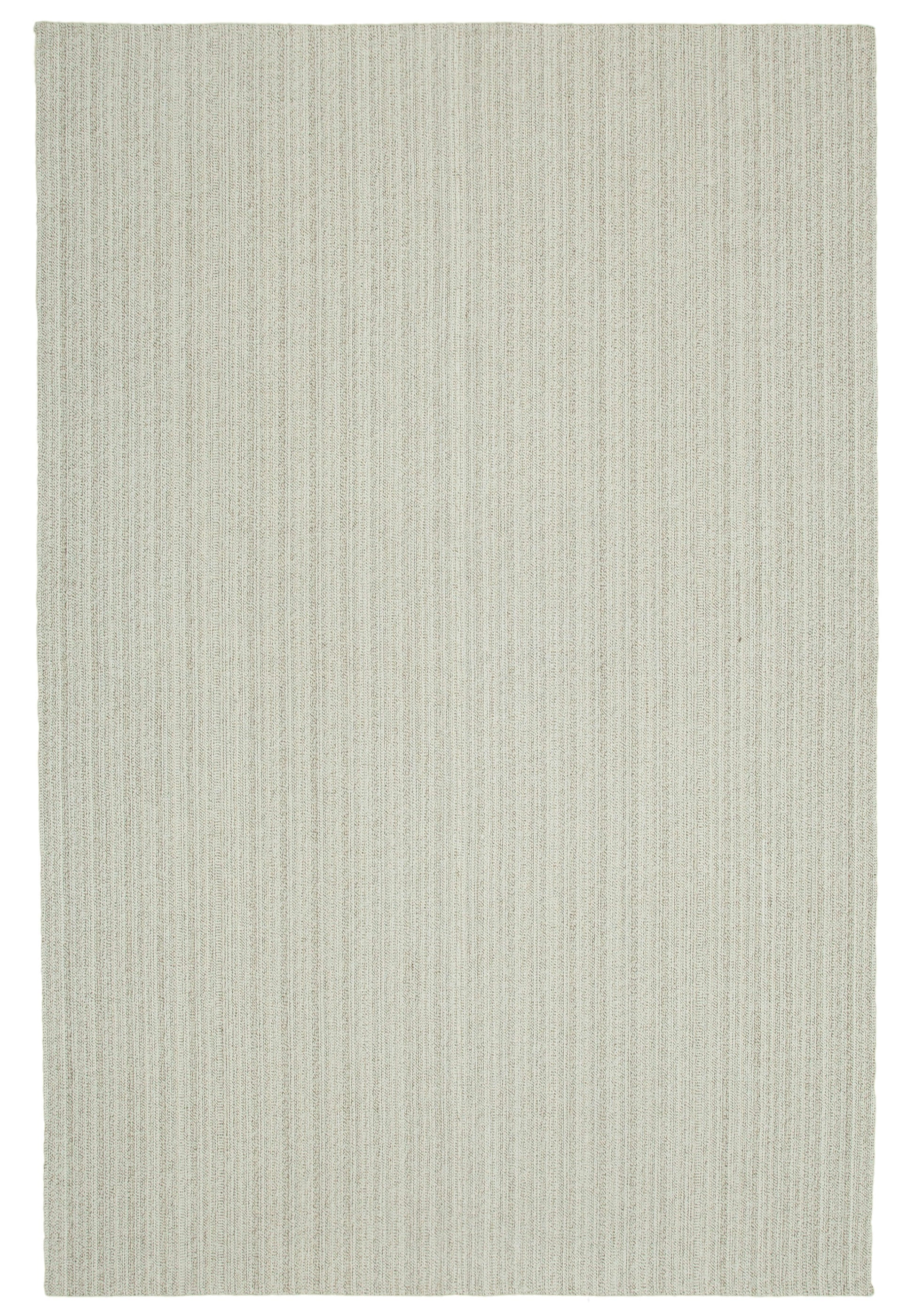 7x10 Beige Modern Kilim Rug - 36341