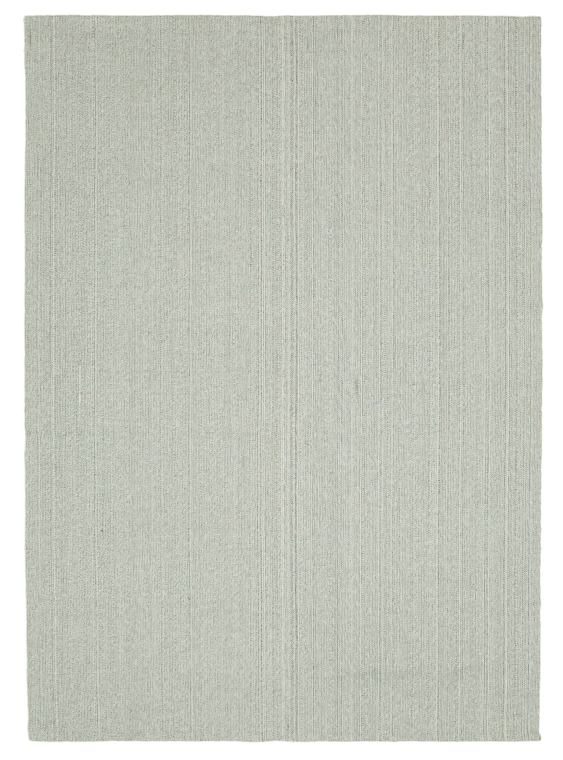 7x9 Beige Modern Kilim Rug - 36345