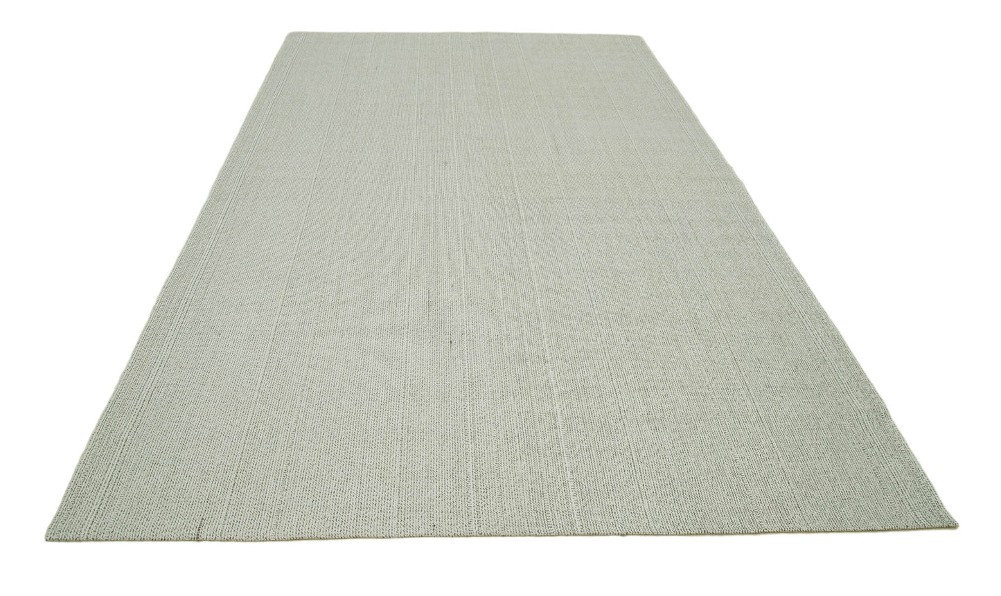 7x11 Beige Modern Kilim Rug - 36353