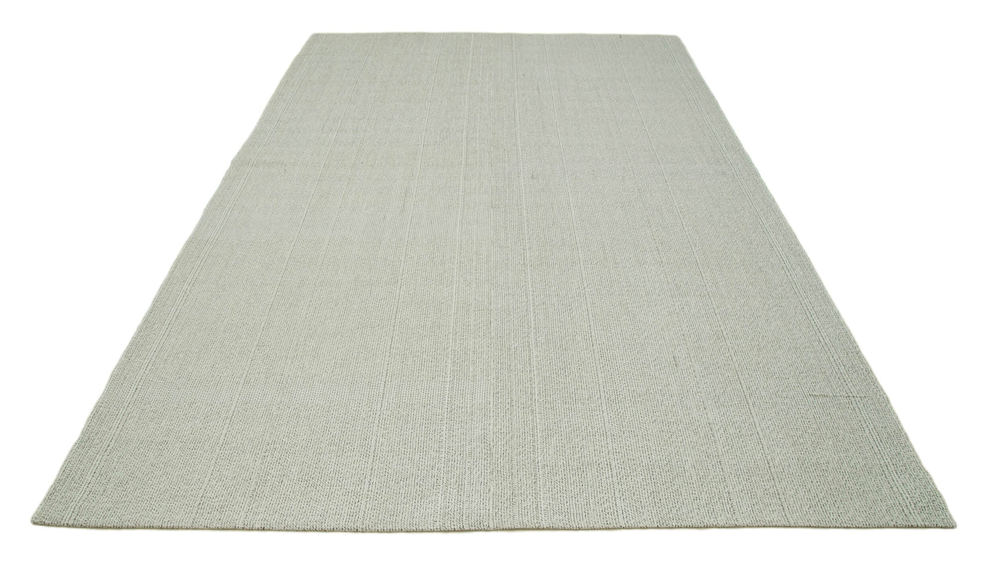 7x11 Beige Modern Kilim Rug - 36353