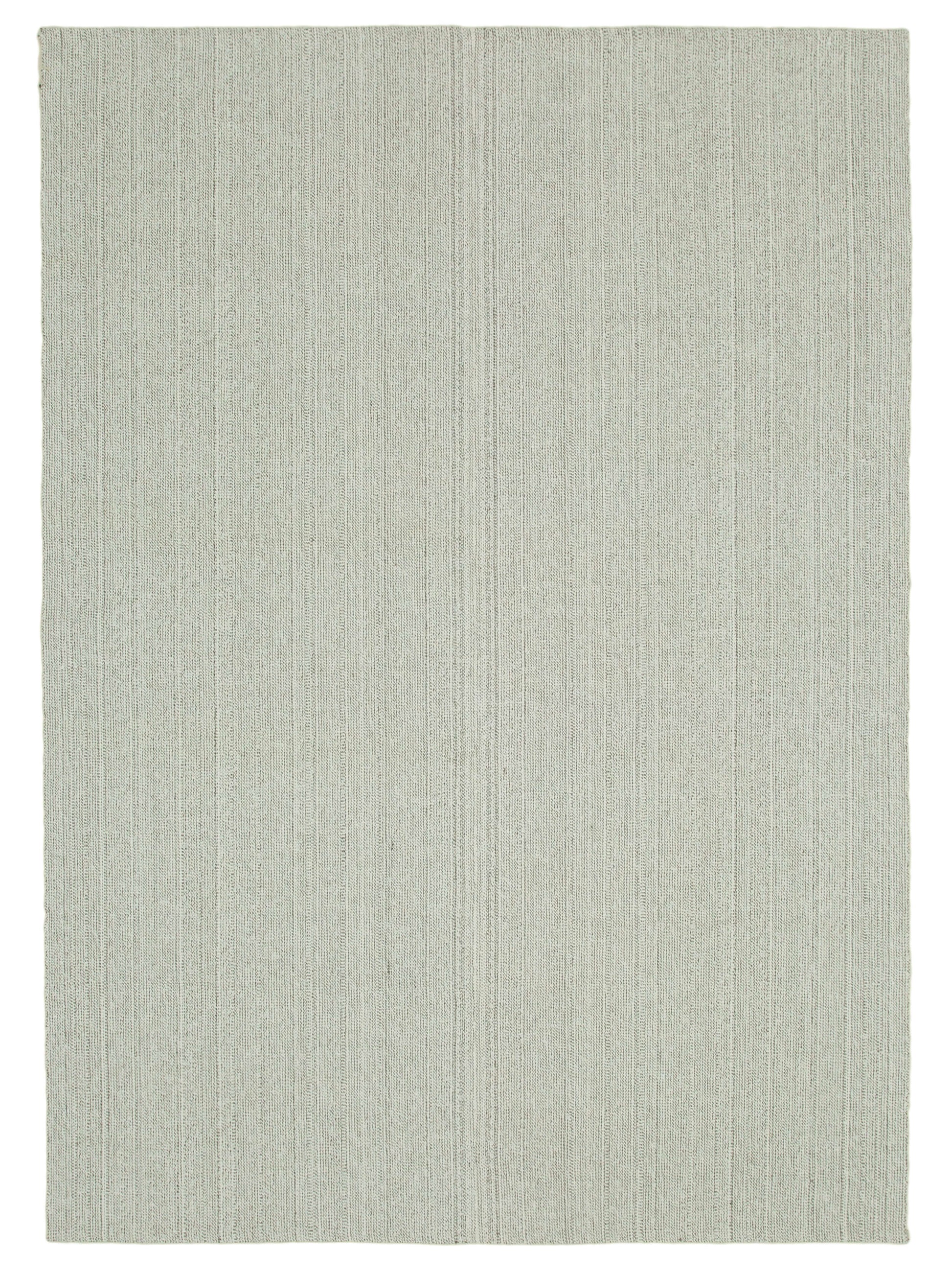 7x9 Beige Modern Kilim Rug - 36355